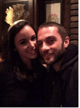 Melissa Fumero with her husband, David Fumero